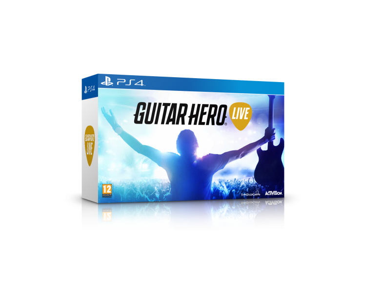 Guitar Hero: Live with Guitar Controller, Juego para Consola Sony PlayStation 4 , PS4