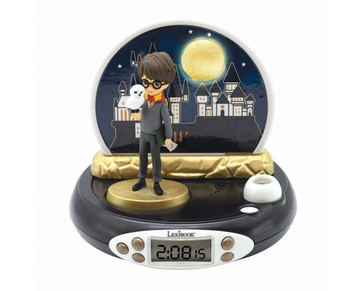 Lexibook - Harry Potter - 3D Projector Clock w. Magical Sounds (RP500HP)