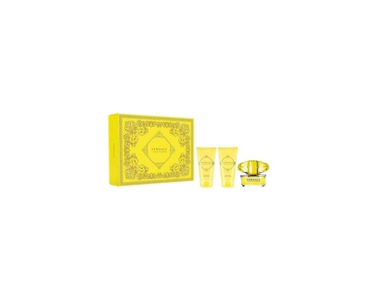 Versace yellow diamond 50ml gift online set