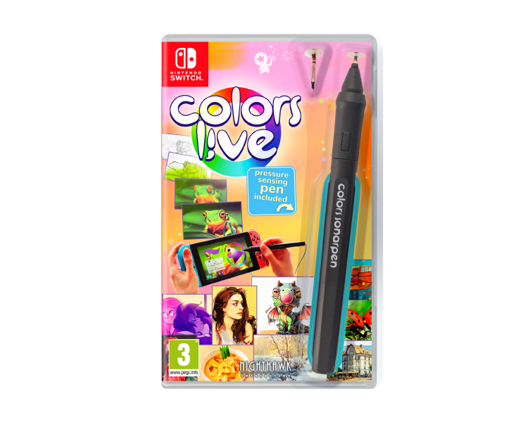 Colors Live (With Pen) Juego para Consola Nintendo Switch, PAL ESPAÑA