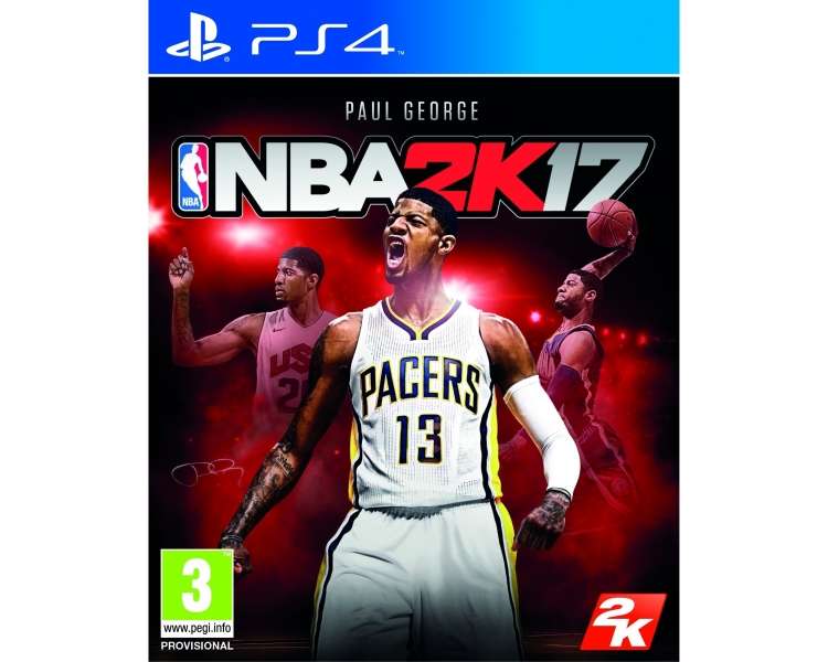 NBA 2K17, Juego para Consola Sony PlayStation 4 , PS4