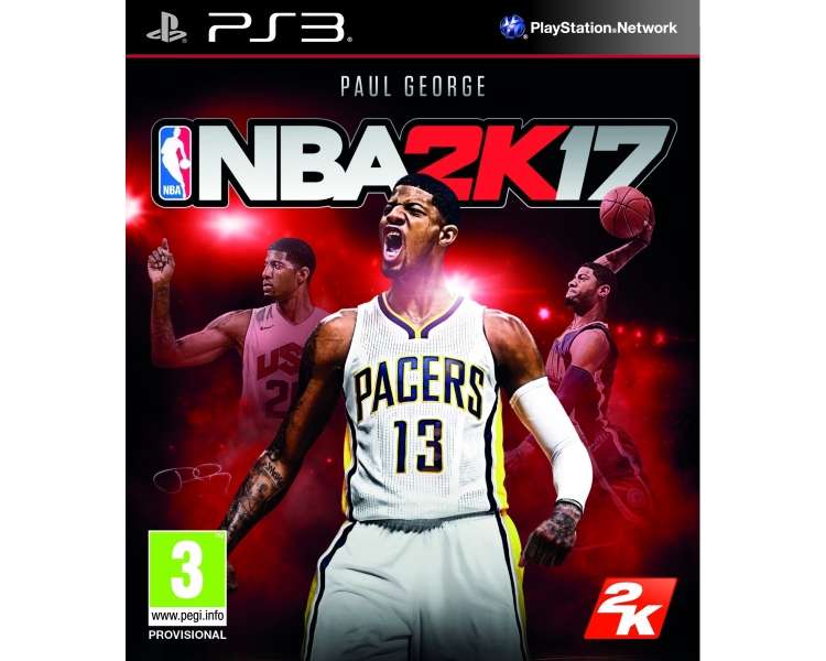 NBA 2K17, Juego para Consola Sony PlayStation 3 PS3