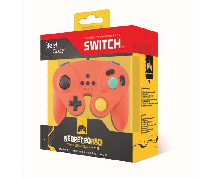 Steelplay - Gcube Wired Controller (Red)