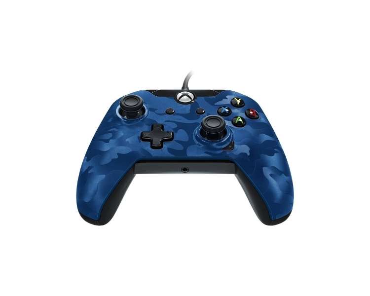 PDP Con Cable Controller Controlador Mando Xbox Series X Azul Camo