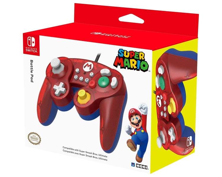 Mando Controlador Super Smash Bros Gamepad - Mario