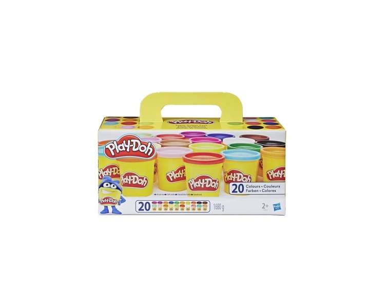 Play-Doh, Super Color Pack Con 20 Latas (A7924Eu70)