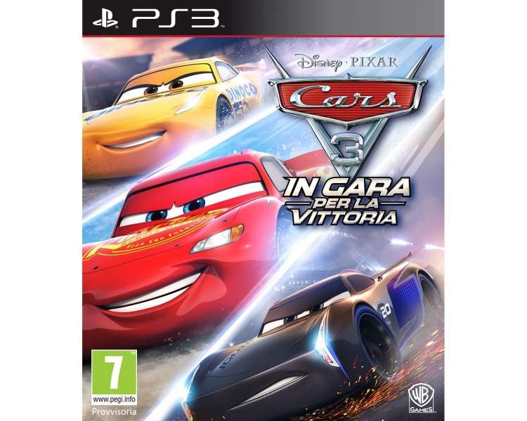 Cars 3: Driven to Win (IT) Multilanguage In Game, Juego para Consola Sony PlayStation 3 PS3