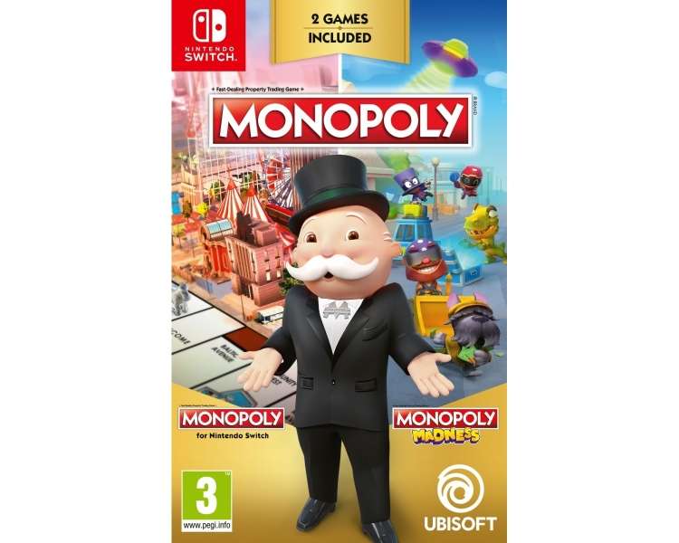 Monopoly + Monopoly Madness, Juego para Consola Nintendo Switch