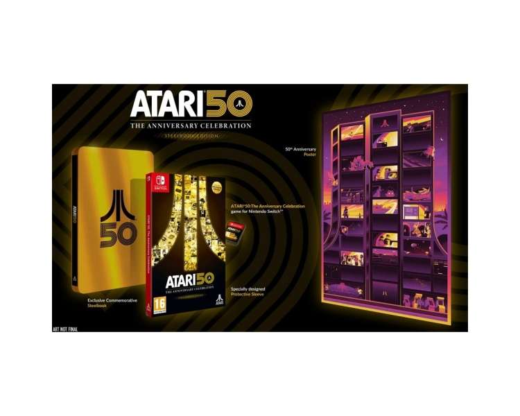 Atari 50: The Anniversary Celebration (Steelbook Edition), Juego para Consola Nintendo Switch