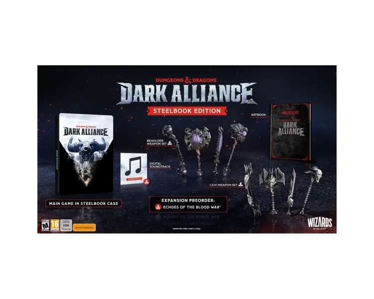 Dungeons and Dragons: Dark Alliance (Steelbook Edition), Juego para Consola Microsoft XBOX One