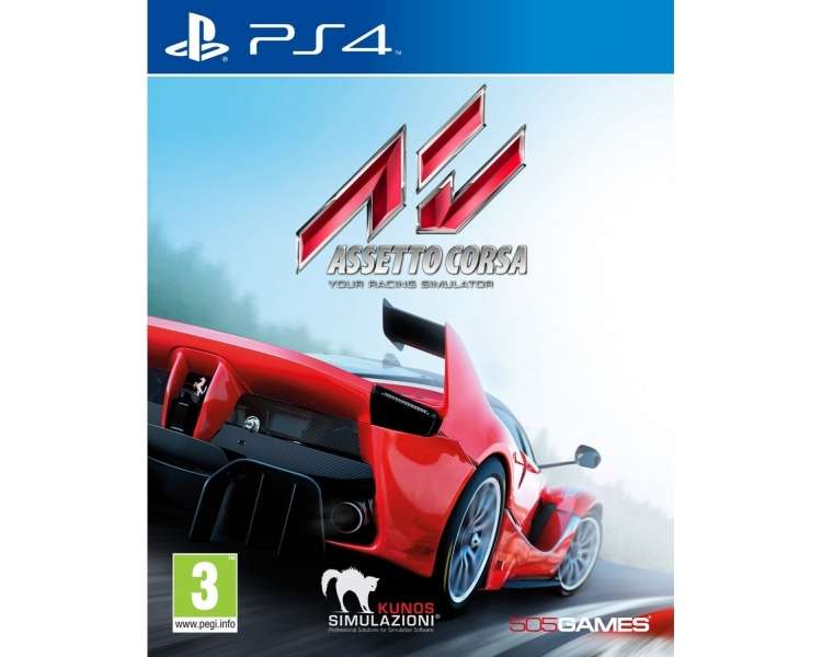 Assetto Corsa, Juego para Consola Sony PlayStation 4 , PS4