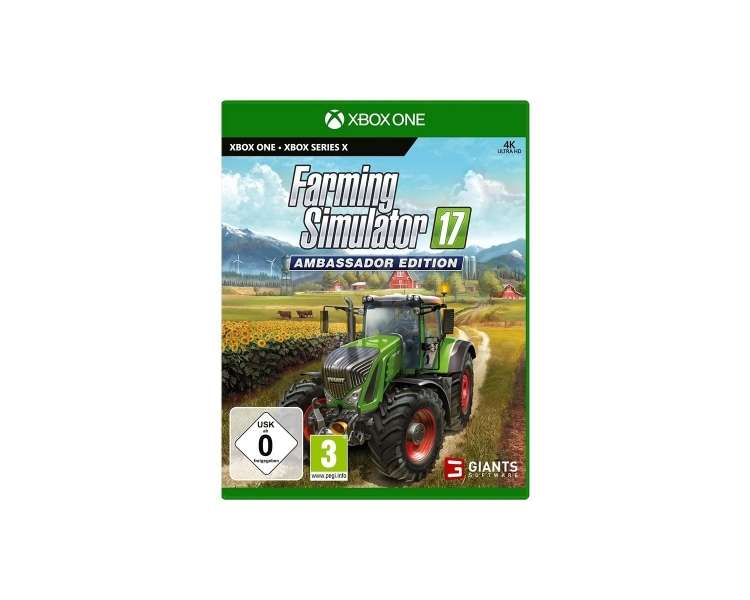 Farming Simulator 17, Ambassador Edition, Juego para Consola Microsoft XBOX One [ PAL ESPAÑA ]