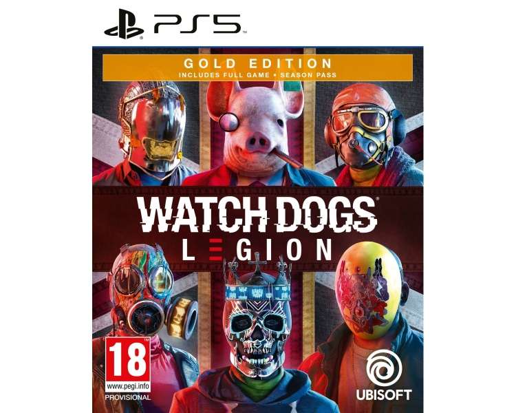 Watch Dogs: Legion (Gold Edition), Juego para Consola Sony PlayStation 5 PS5