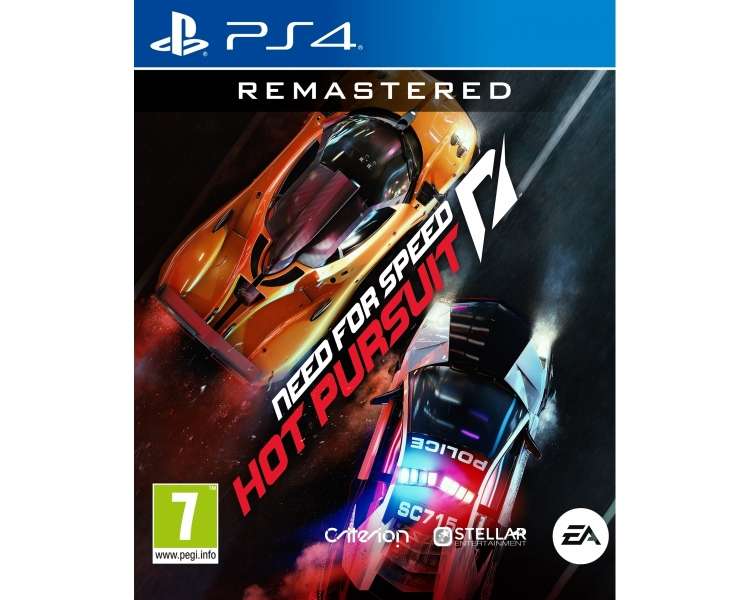 Need for Speed Hot Pursuit Remaster, Juego para Consola Sony PlayStation 4 , PS4