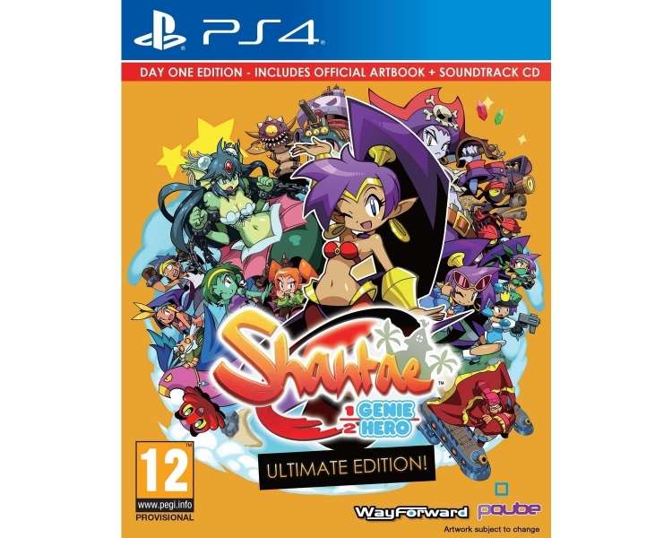 Shantae Half-Genie Hero Ultimate Day One Edition Juego para Consola Sony PlayStation 4 , PS4, PAL ESPAÑA