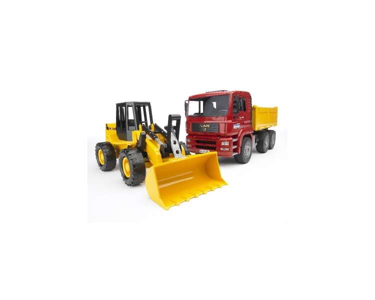 Bruder - MAN TGA Construction Truck And Articulated Loader (BR2752)