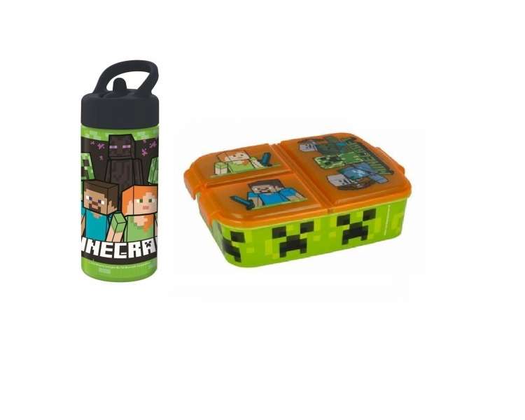 Euromic - Lunch Box & Water Bottle - Minecraft