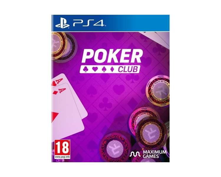 Poker Club, Juego para Consola Sony PlayStation 4 , PS4