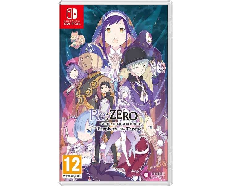 Re:ZERO - Starting Life in Another World: The Prophecy of the Throne Juego para Consola Nintendo Switch