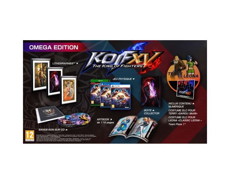 The King of Fighters XV, Omega Edition, Juego para Consola Sony PlayStation 4 , PS4