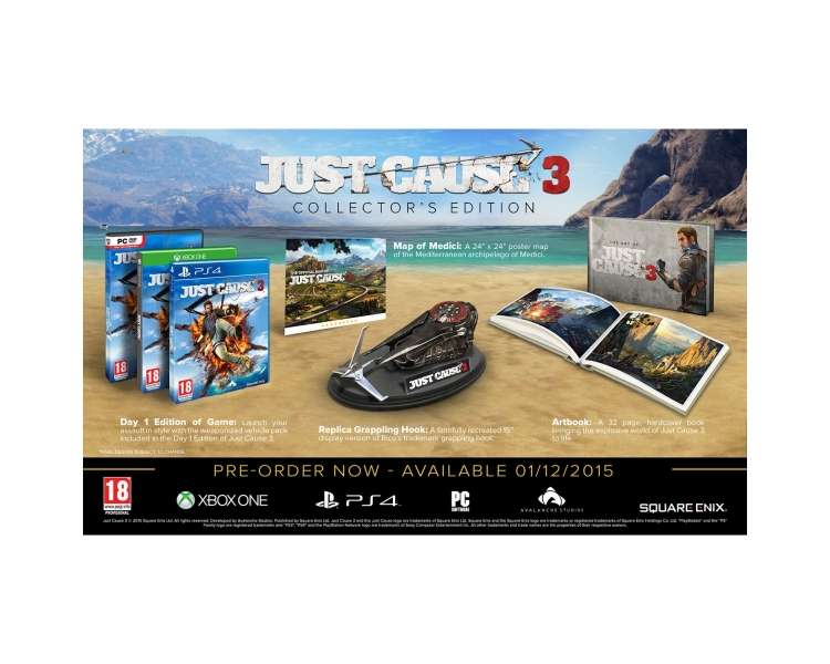 Just Cause 3, Collector's Edition, Juego para Consola Microsoft XBOX One