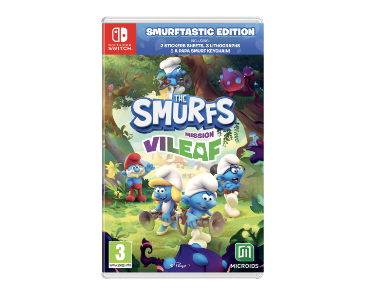 The Smurfs : Mission Vileaf, Smurftastic Edition, Juego para Consola Nintendo Switch