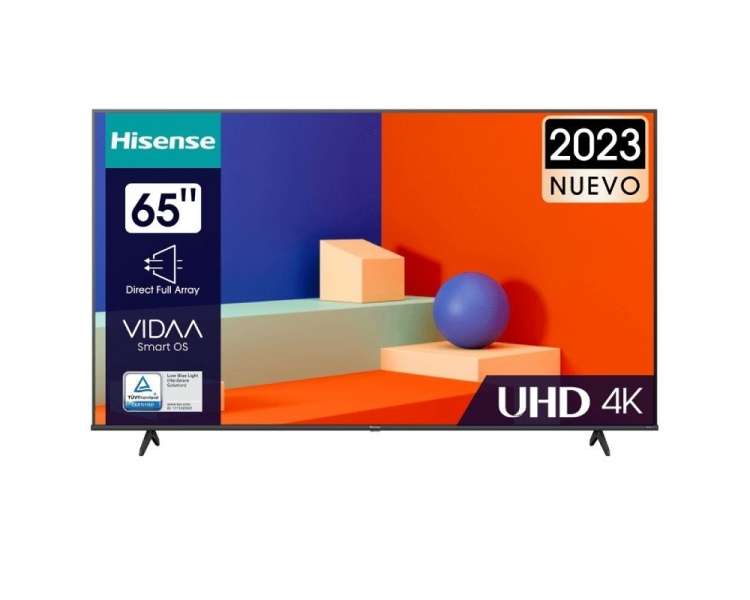 Televisor hisense dled 65a6k 65'/ ultra hd 4k/ smart tv/ wifi