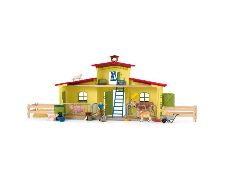 Schleich - Large Farm with Animals and Accessories (42605)