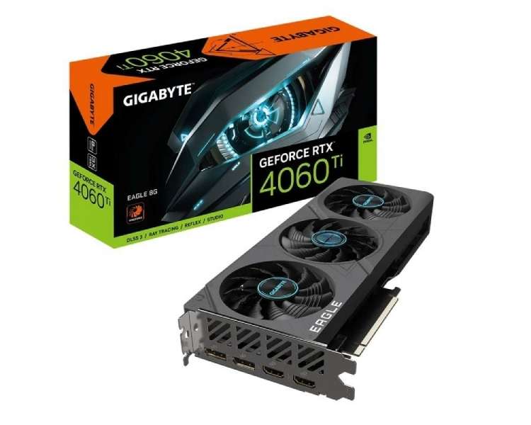 Tarjeta gráfica gigabyte geforce rtx 4060 ti eagle 8g/ 8gb gddr6