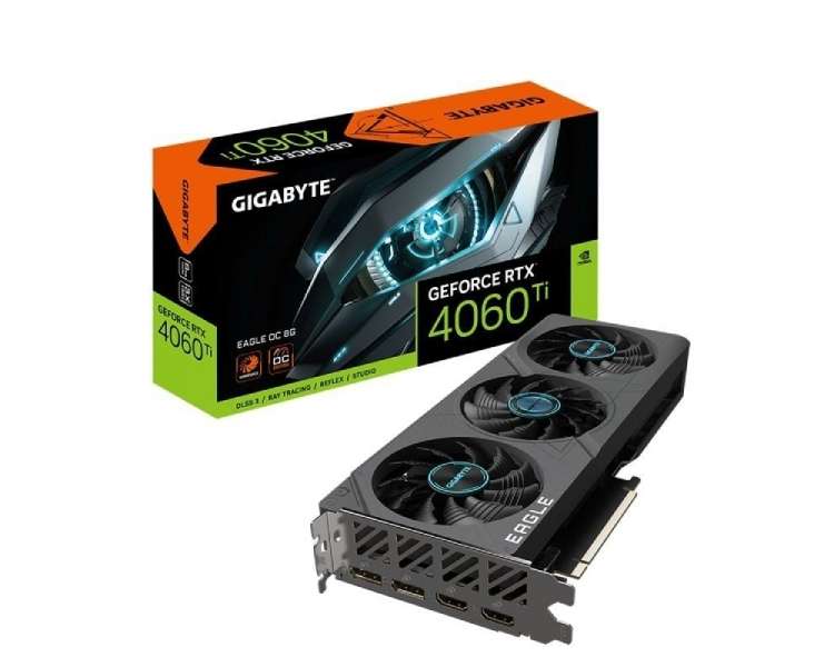 Tarjeta gráfica gigabyte geforce rtx 4060 ti eagle oc 8g/ 8gb gddr6