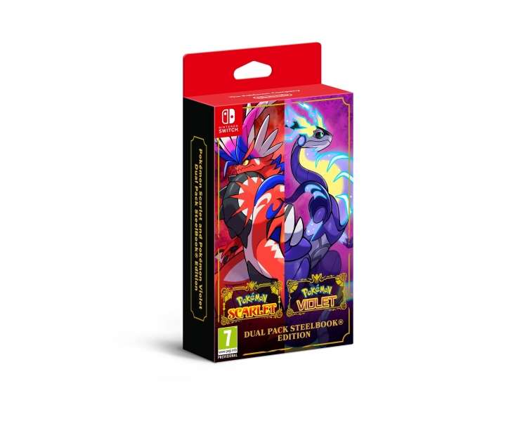 Pokémon Scarlet and Pokémon Violet Dual Pack SteelBook Edition