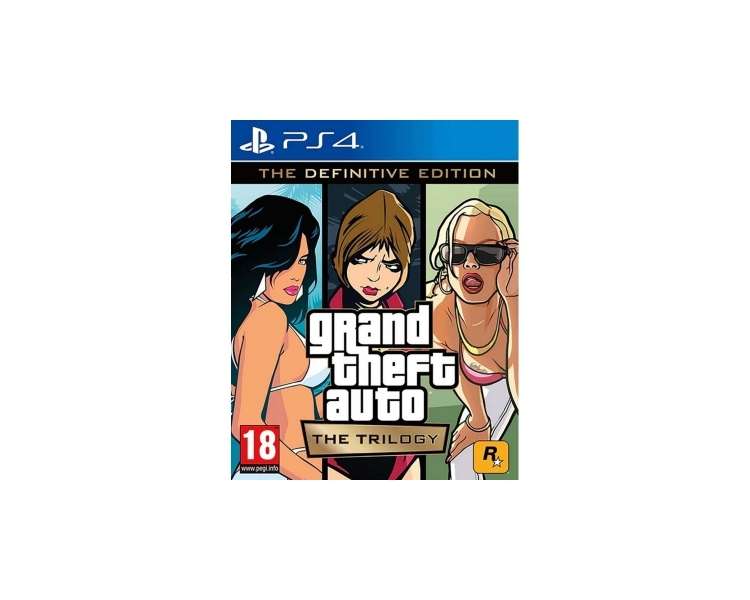 Grand Theft Auto The Trilogy The Definitive Edition Juego para Consola Sony PlayStation 4 , PS4, PAL ESPAÑA