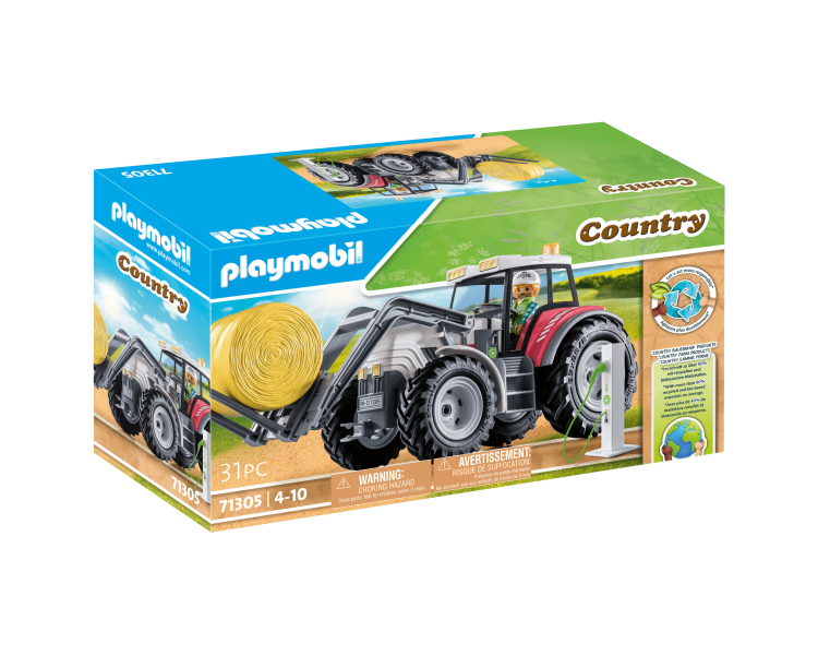 Playmobil - Large Tractor with Accessories (71305)