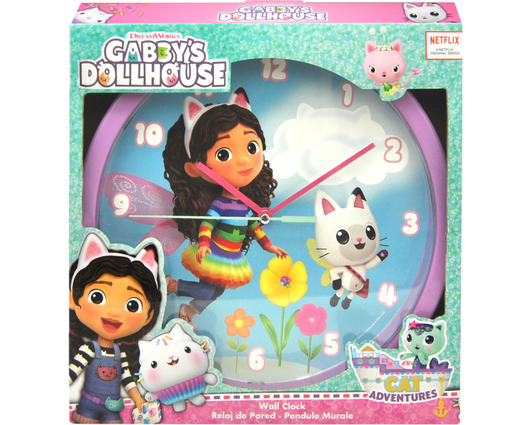 Euromic - Gabbys Dollhouse - Wall Clock (033731201)