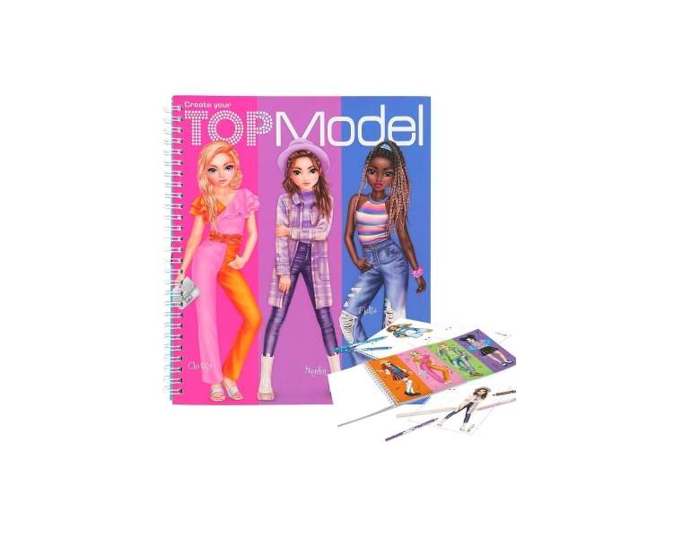 TOPModel  - Create Your TOPModel Colouring Book - 412447