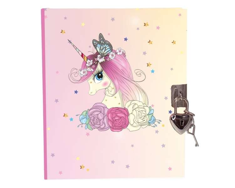 Tinka - Diary w. Lock - Unicorn (8-802104A)