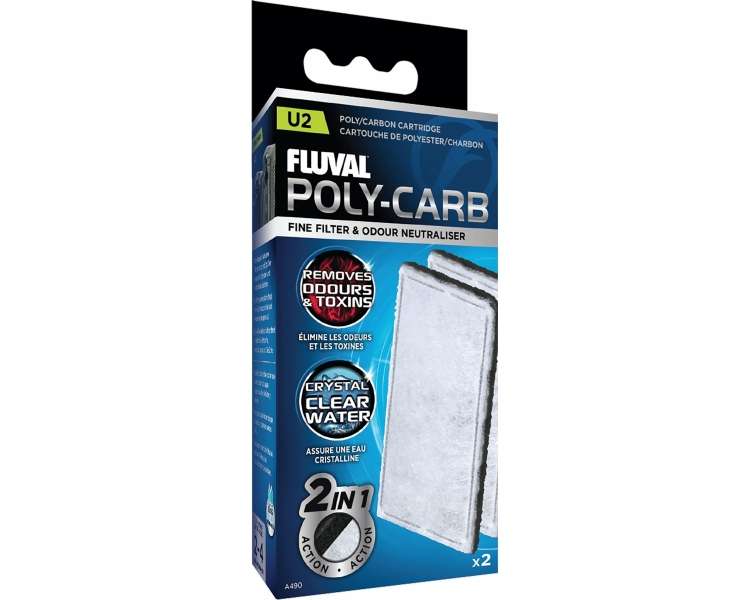 FLUVAL - Poly/Carbon Cartridge 2 pack U2 - (126.2490)