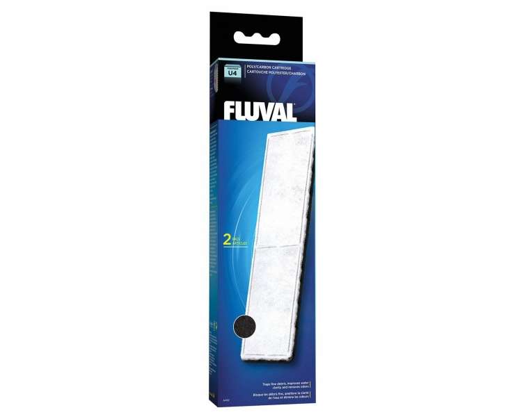 FLUVAL - Poly/Carbon Cartridge 2 pack U4 - (126.2492)