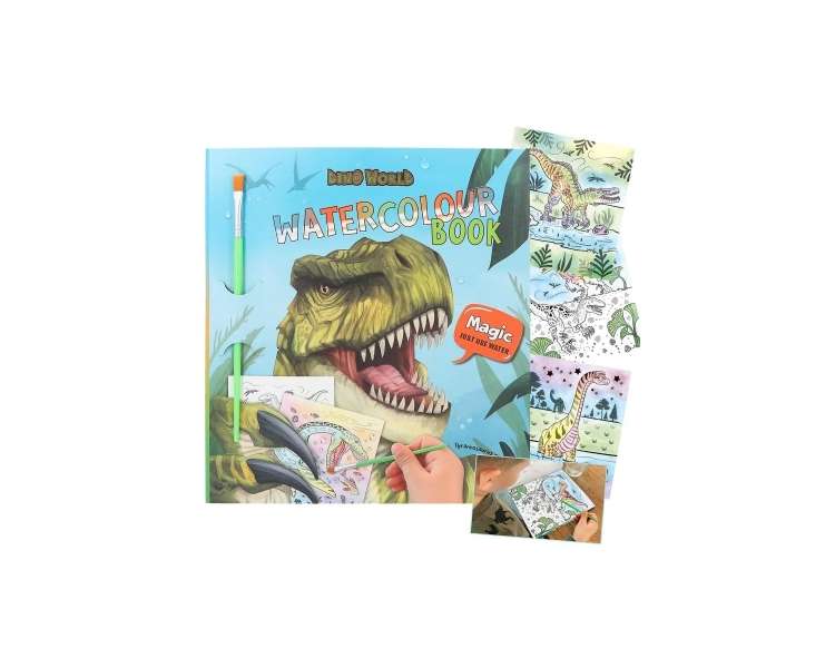 Dino World - Watercolour Book - 412578