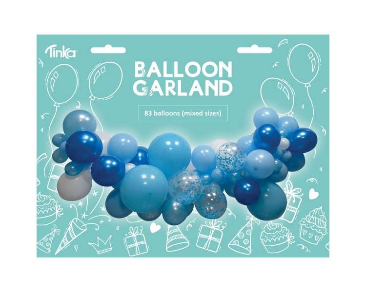 Tinka, Guirnalda De Globos, Azul (83 Unidades) (8-802256)