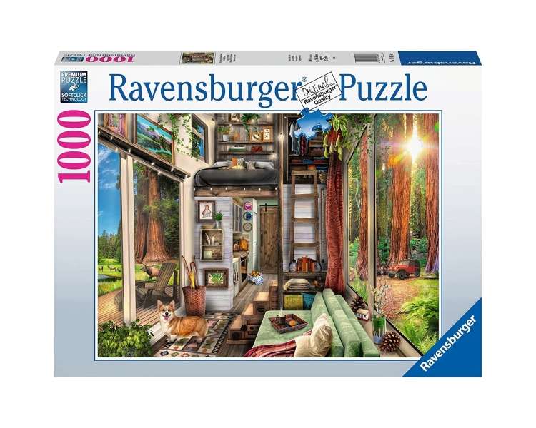 Ravensburger - Redwood Forest Tiny House 1000p - (10217496)