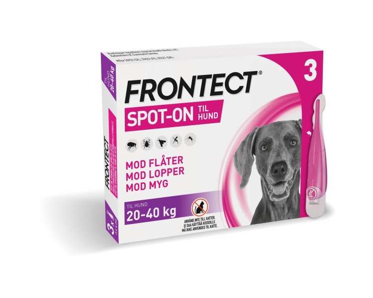 Frontect 3 x 4 ml for dog 20-40 kg - (300727)