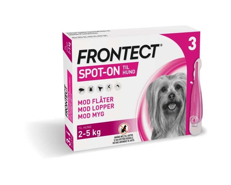 Frontect - 3 x 0,5 ml for dog 2-5 kg - (300724)