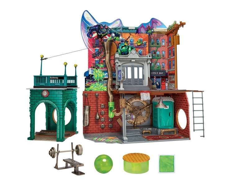 Turtles Mutant Mayhem - Large Playset Sewer Lair Dlx (46-83478)