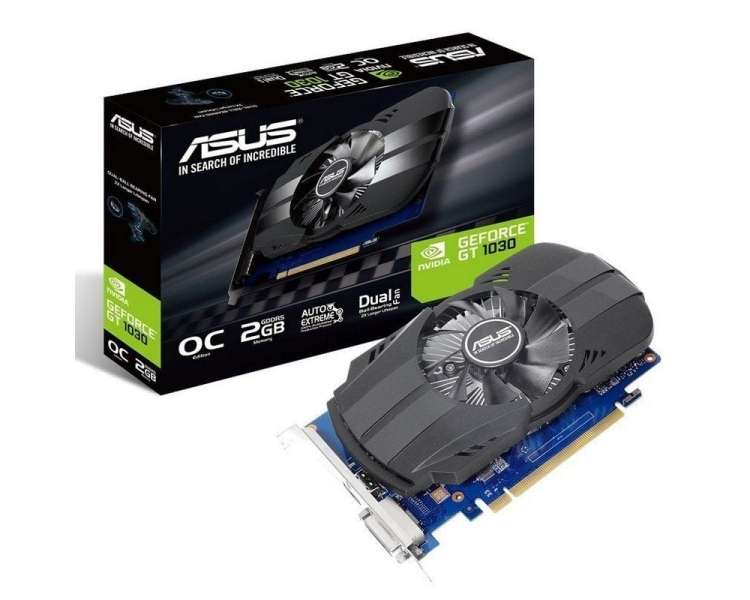 Tarjeta gráfica asus geforce gt 1030 oc/ 2gb gddr5