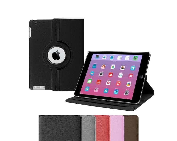 Funda Tablet Rotativa - iPad 2/3/4 - 5 Colores
