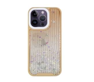 Funda Gel Anti-Golpe de purpurina para iPhone 14 Pro 4 -Colores