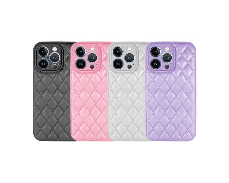 Funda Smoked Chamel iPhone 14 Pro Max Piel 4 Colores