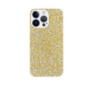 Funda Silicona Glitter Tipo Swaroski iPhone 14 Plus - 7 Colores