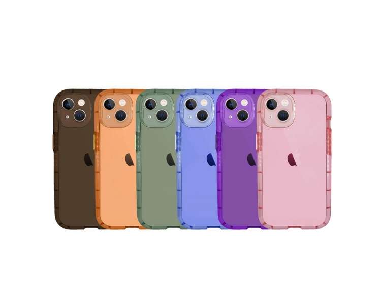 Funda Bumper Silicona Fluorescente para iPhone 13 6-Colores